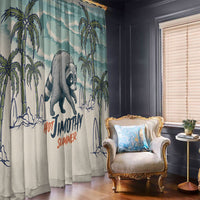 Hot Jimothy Summer Retro Style Window Curtain