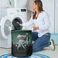 Raccoon Jimothy Runs This City Laundry Basket