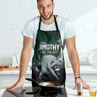 Raccoon Jimothy Runs This City Apron