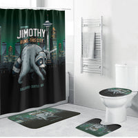Raccoon Jimothy Runs This City Bathroom Set