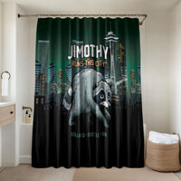 Raccoon Jimothy Runs This City Bathroom Set