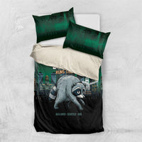 Raccoon Jimothy Runs This City Bedding Set