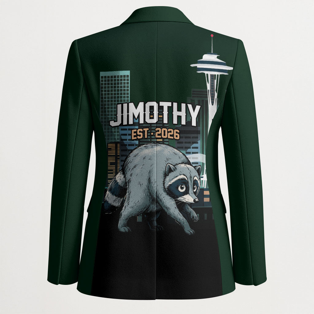 Raccoon Jimothy Runs This City Blazer