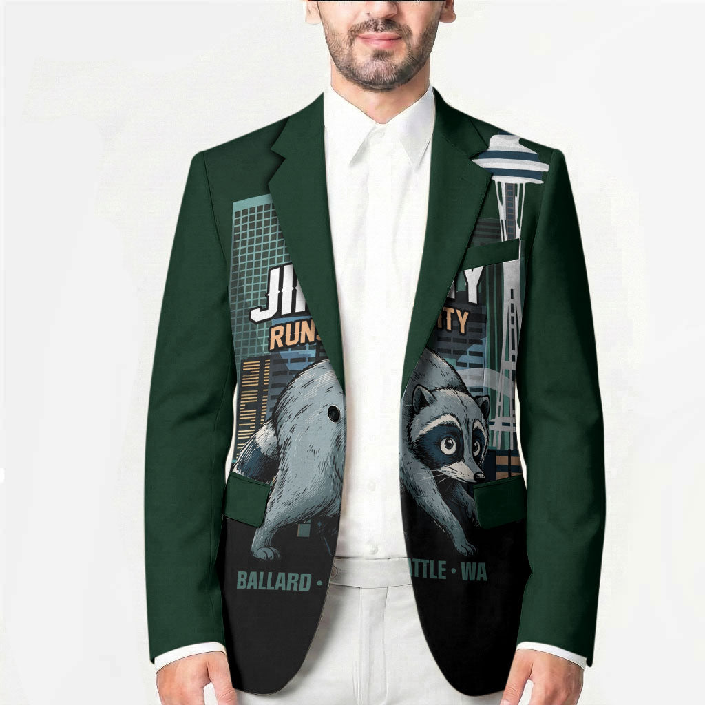 Raccoon Jimothy Runs This City Blazer