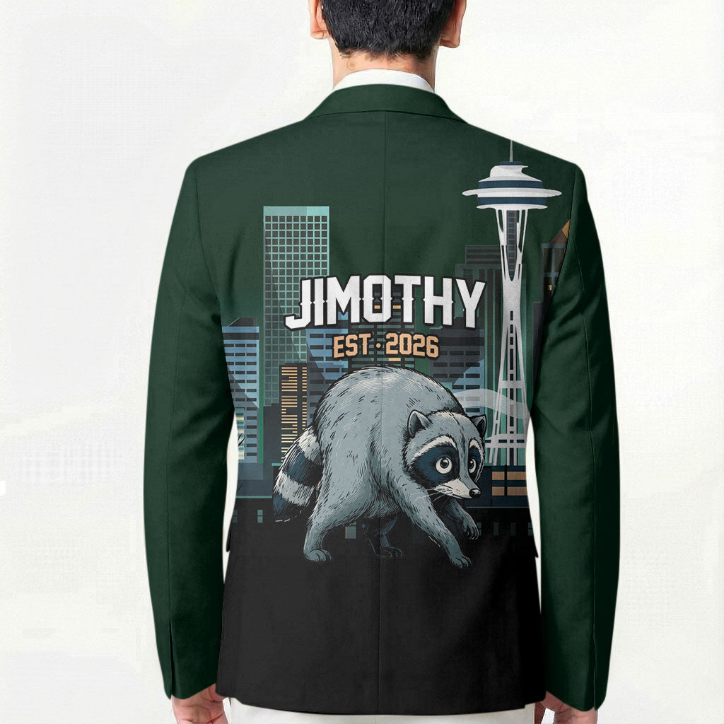 Raccoon Jimothy Runs This City Blazer