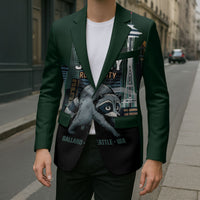 Raccoon Jimothy Runs This City Blazer
