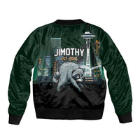 Raccoon Jimothy Runs This City Bomber Jacket
