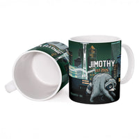 Raccoon Jimothy Runs This City Ceramic Mug