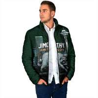 Raccoon Jimothy Runs This City Padded Jacket
