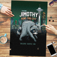 Raccoon Jimothy Runs This City Puzzle