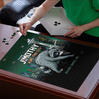 Raccoon Jimothy Runs This City Puzzle