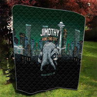 Raccoon Jimothy Runs This City Quilt