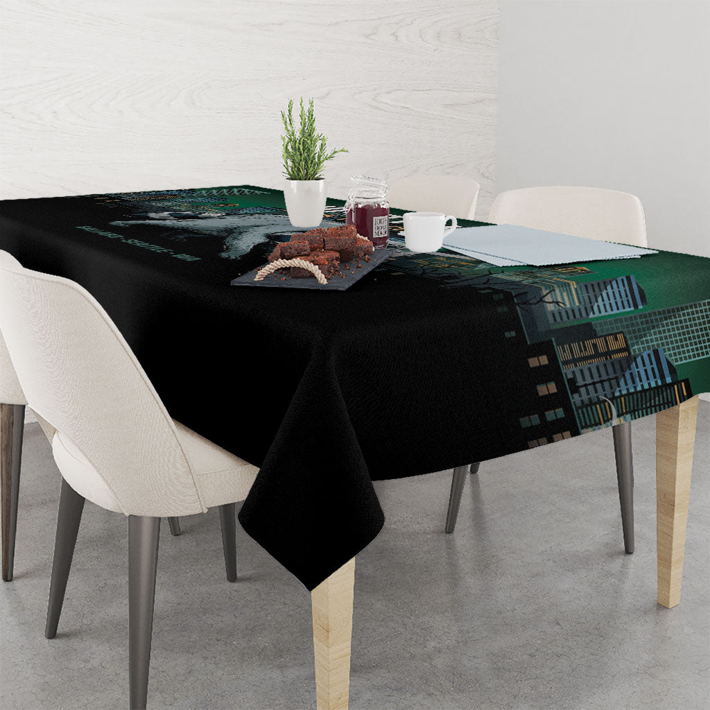 Raccoon Jimothy Runs This City Tablecloth