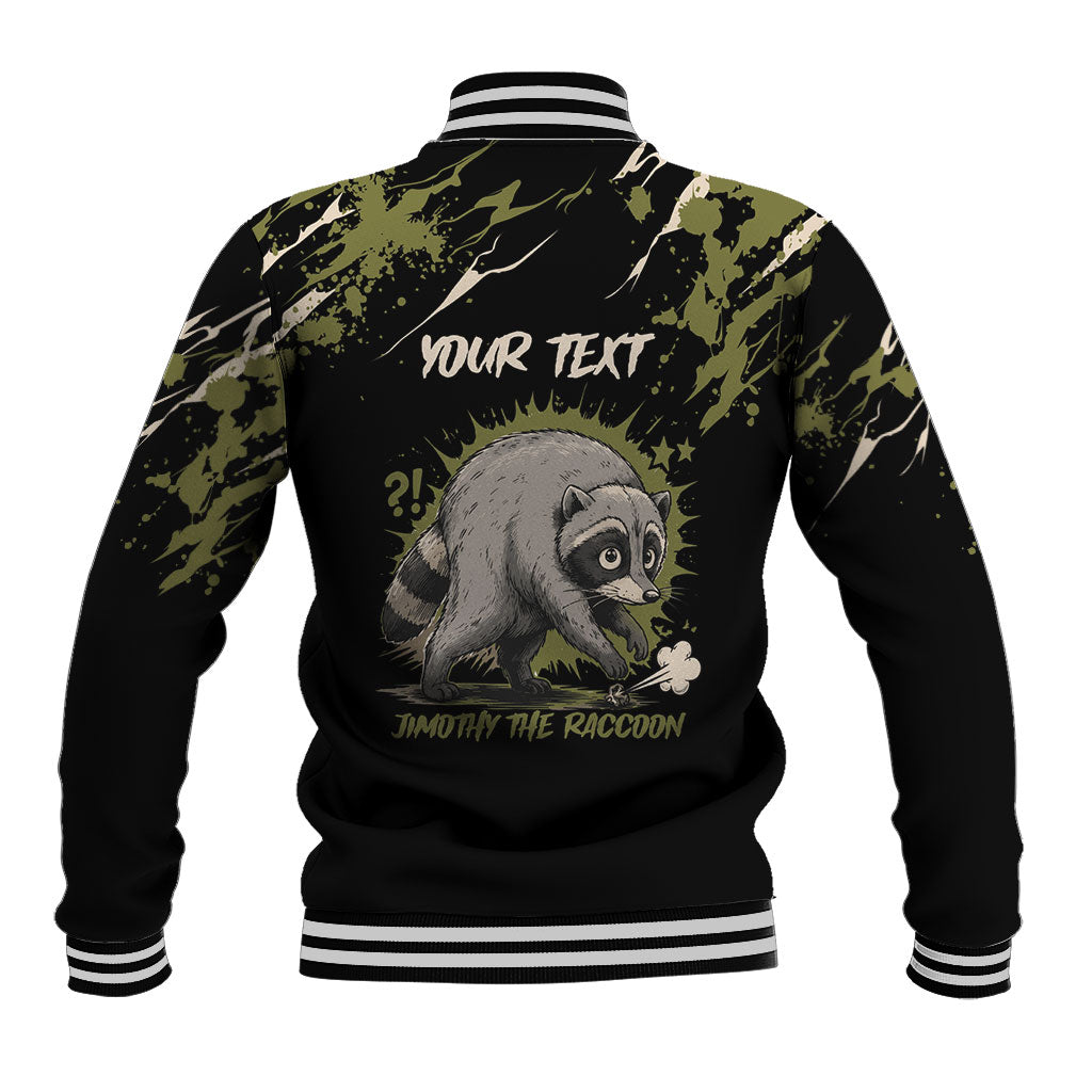 Personalized Raccoon Jimothy Meme Baseball Jacket What Am I Looking At
