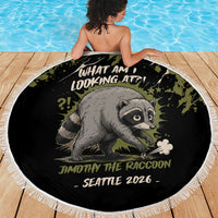 Raccoon Jimothy Meme Beach Blanket What Am I Looking At