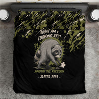 Raccoon Jimothy Meme Bedding Set What Am I Looking At