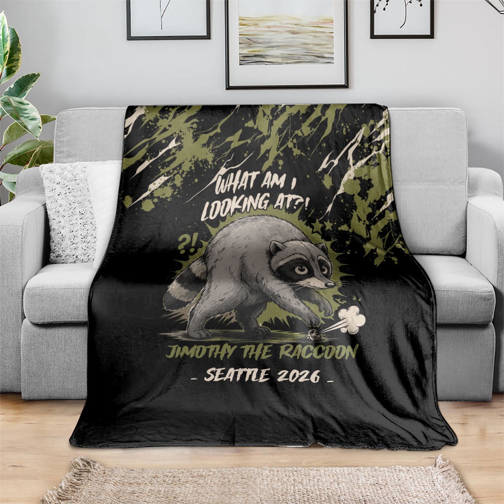 Raccoon Jimothy Meme Blanket What Am I Looking At