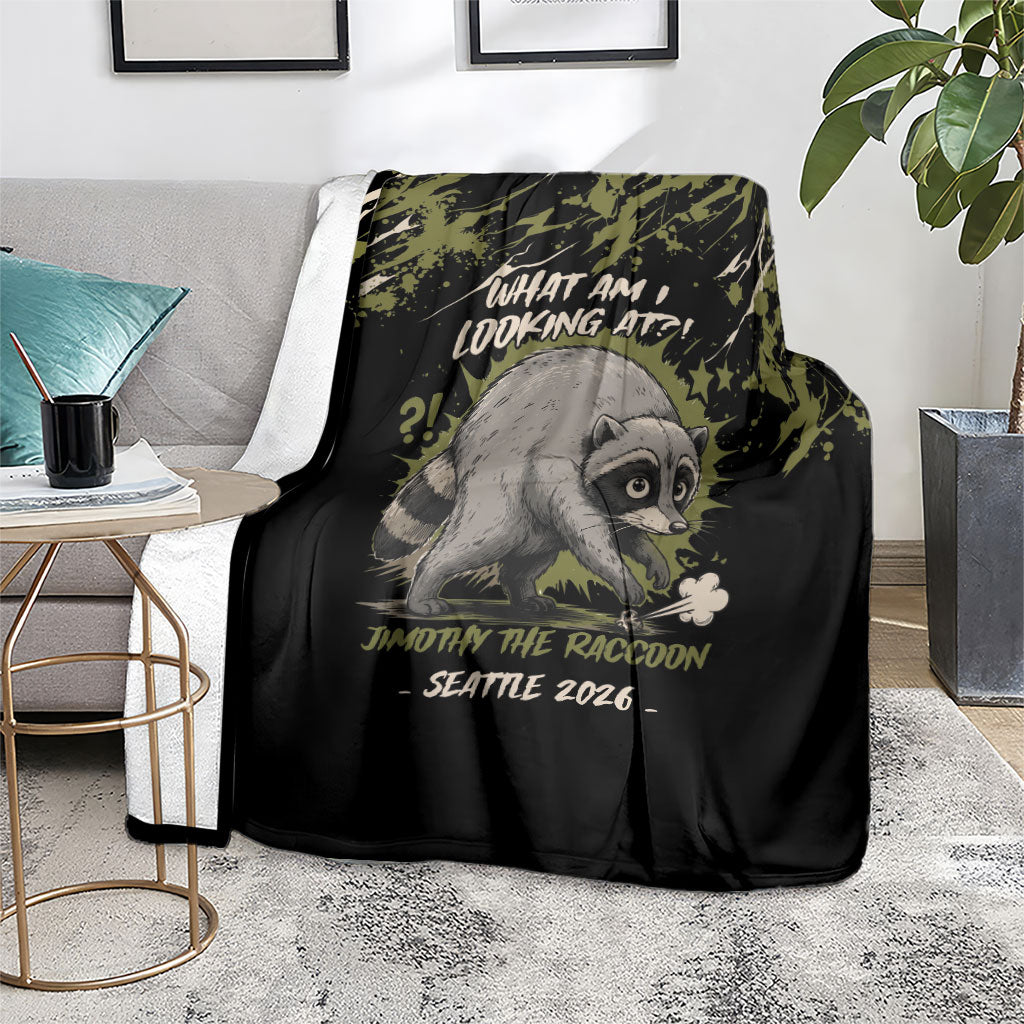 Raccoon Jimothy Meme Blanket What Am I Looking At