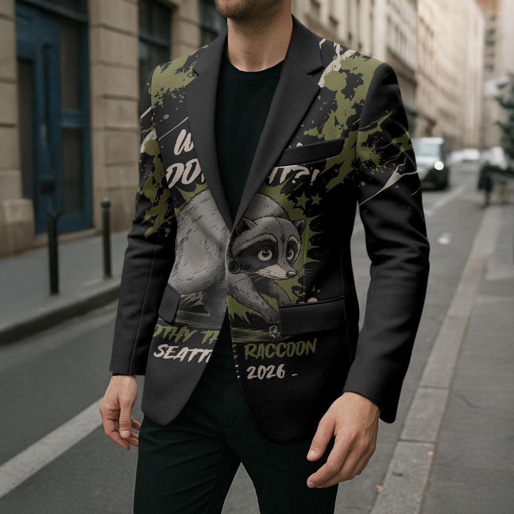 Personalized Raccoon Jimothy Meme Blazer What Am I Looking At