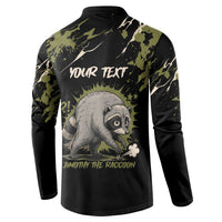 Personalized Raccoon Jimothy Meme Button Sweatshirt What Am I Looking At