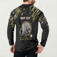 Personalized Raccoon Jimothy Meme Button Sweatshirt What Am I Looking At