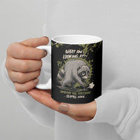 Personalized Raccoon Jimothy Meme Ceramic Mug What Am I Looking At