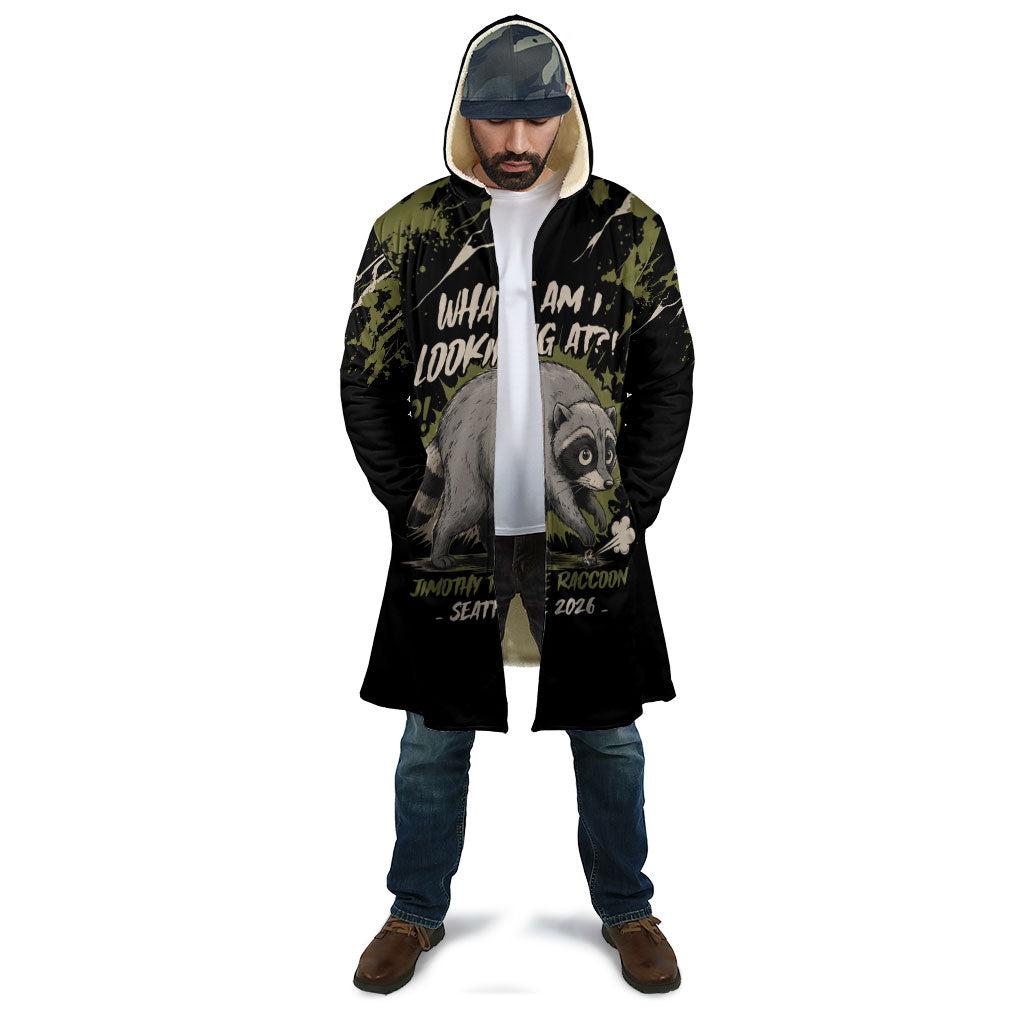 Personalized Raccoon Jimothy Meme Cloak What Am I Looking At
