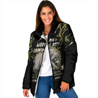 Personalized Raccoon Jimothy Meme Padded Jacket What Am I Looking At