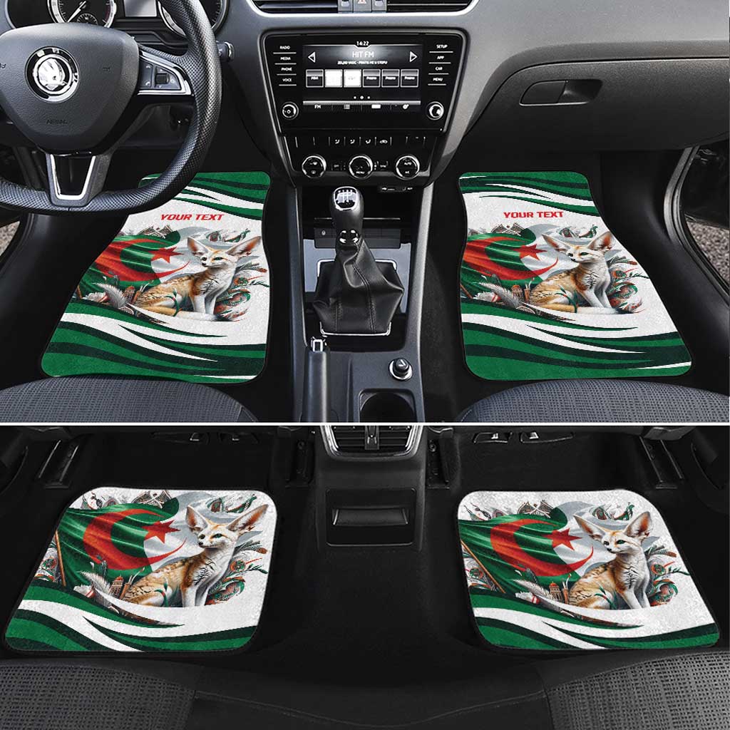 Algeria Fennec Fox Personalized Car Mats with Algerian Culture and Nature LT9 - Wonder Print Shop