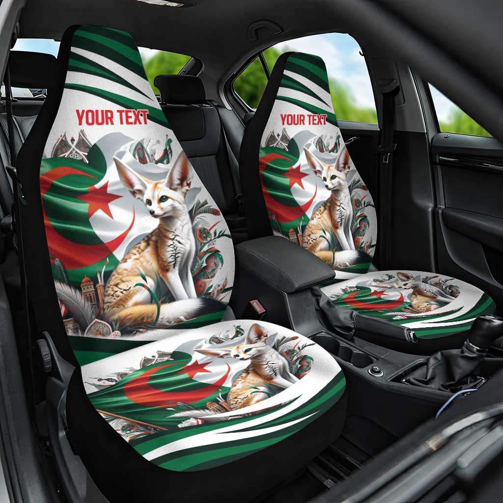 Algeria Fennec Fox Personalized Car Seat Cover with Algerian Culture and Nature LT9 - Wonder Print Shop