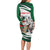 Algeria Fennec Fox Personalized Long Sleeve Bodycon Dress with Algerian Culture and Nature - Wonder Print Shop