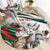 Algeria Fennec Fox Personalized Round Carpet with Algerian Culture and Nature