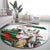 Algeria Fennec Fox Personalized Round Carpet with Algerian Culture and Nature