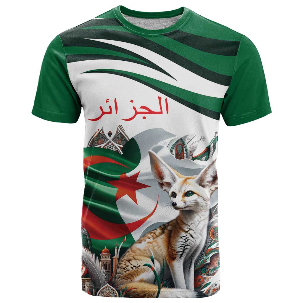 Algeria Fennec Fox Personalized T Shirt with Algerian Culture and Nature