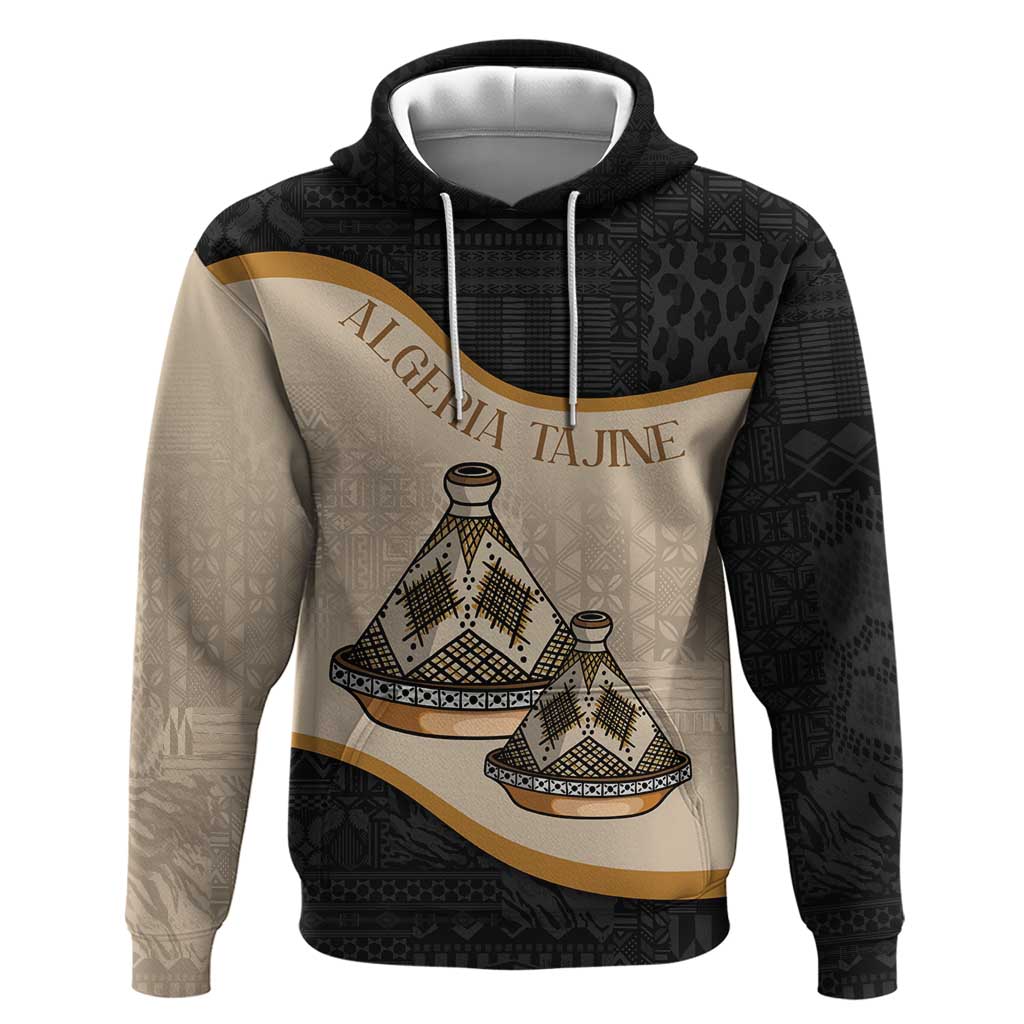 Algeria Tajine Dish Personalized Hoodie with African Tribal Pattern - Wonder Print Shop