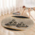 Algeria Tajine Dish Personalized Round Carpet with African Tribal Pattern