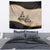 Algeria Tajine Dish Personalized Tapestry with African Tribal Pattern