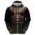 Egypt Eyes Of Horus Zip Hoodie with Egyptian Hieroglyphs - Wonder Print Shop