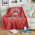 Custom Bahrain Cricket Blanket Coat of arms of Bahrain with Sporty Pattern