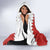 Custom Bahrain Cricket Hooded Blanket Coat of arms of Bahrain with Sporty Pattern