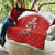 Custom Bahrain Cricket Quilt Coat of arms of Bahrain with Sporty Pattern - Wonder Print Shop