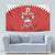 Custom Bahrain Cricket Tapestry Coat of arms of Bahrain with Sporty Pattern