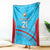 Custom Kuwait Cricket Blanket Kuwayt Sporty Pattern