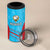 Custom Kuwait Cricket 4 in 1 Can Cooler Tumbler Kuwayt Sporty Pattern LT9 - Wonder Print Shop