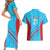 Custom Kuwait Cricket Couples Matching Short Sleeve Bodycon Dress and Hawaiian Shirt Kuwayt Sporty Pattern LT9 - Wonder Print Shop