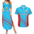 Custom Kuwait Cricket Couples Matching Summer Maxi Dress and Hawaiian Shirt Kuwayt Sporty Pattern LT9 - Wonder Print Shop