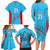 Custom Kuwait Cricket Family Matching Long Sleeve Bodycon Dress and Hawaiian Shirt Kuwayt Sporty Pattern LT9 - Wonder Print Shop