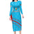 Custom Kuwait Cricket Family Matching Long Sleeve Bodycon Dress and Hawaiian Shirt Kuwayt Sporty Pattern LT9 - Wonder Print Shop