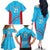 Custom Kuwait Cricket Family Matching Off The Shoulder Long Sleeve Dress and Hawaiian Shirt Kuwayt Sporty Pattern - Wonder Print Shop