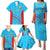 Custom Kuwait Cricket Family Matching Puletasi and Hawaiian Shirt Kuwayt Sporty Pattern - Wonder Print Shop